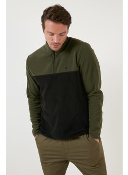 Buratti Regular Fit Zippered Stand Collar Winter Fleece Men's Fleece 5906016  - Image 2
