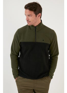 Buratti Regular Fit Zippered Stand Collar Winter Fleece Men's Fleece 5906016  - Image 4