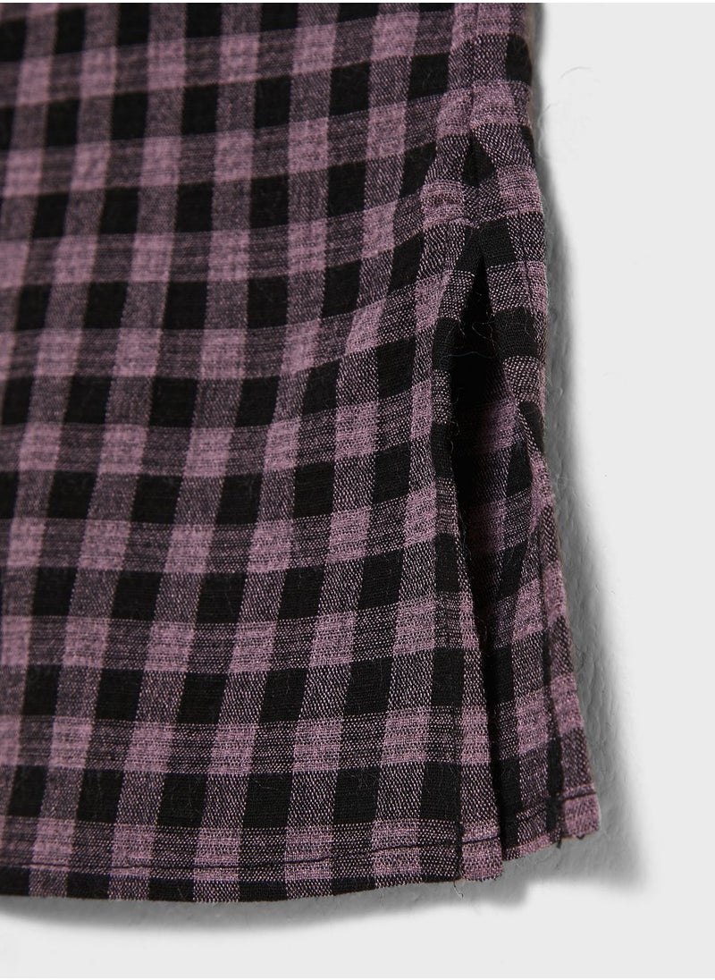 MANGO - Kids Checked Dress - Image 1