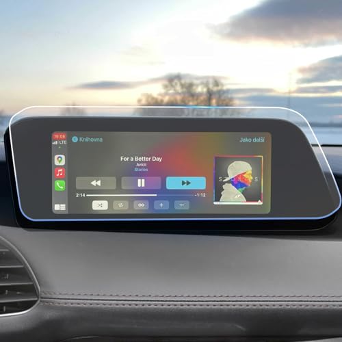 TTCR-II Compatible with MAZDA3 Screen Protector 2019-2024 2025 2026 and for Mazda CX-30 Screen Protector 2020-2024 2025 2026, for Mazda 3 and CX-30 Touchscreen Film 8.8 Inch - Image 1