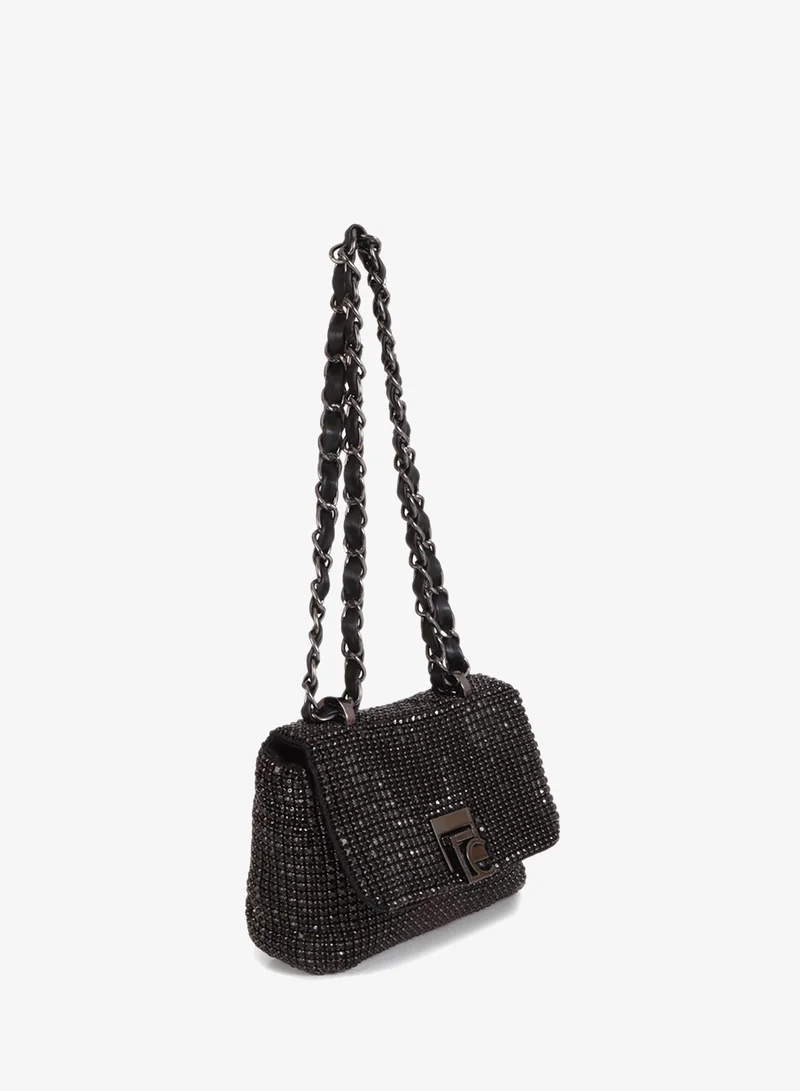 لولا كساديمونت Strass Shoulder Bag