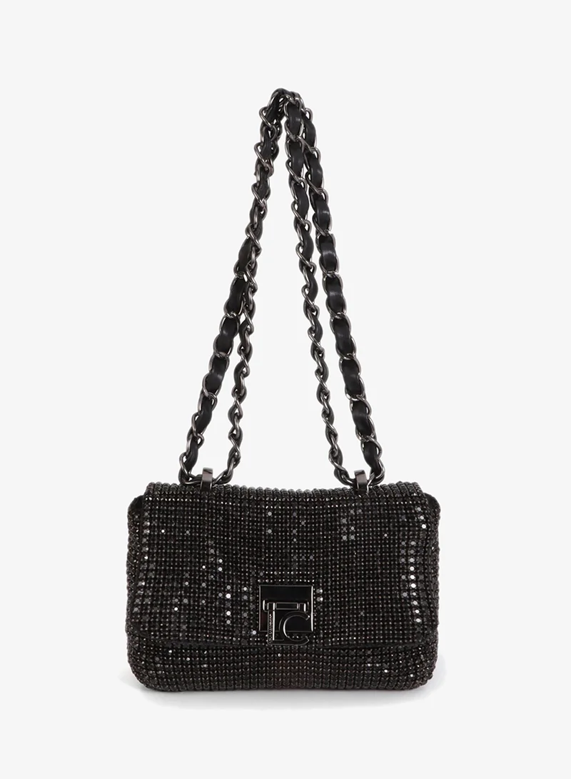 لولا كساديمونت Strass Shoulder Bag