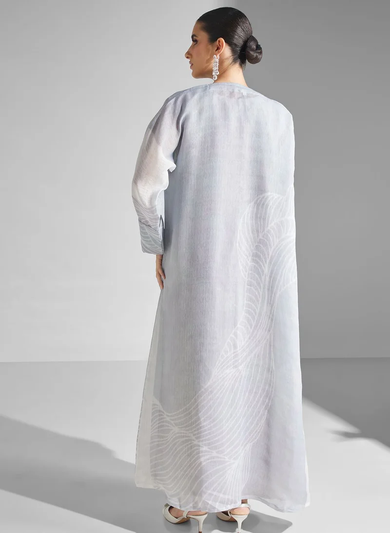 Meem by Mariyah Embellished Abaya