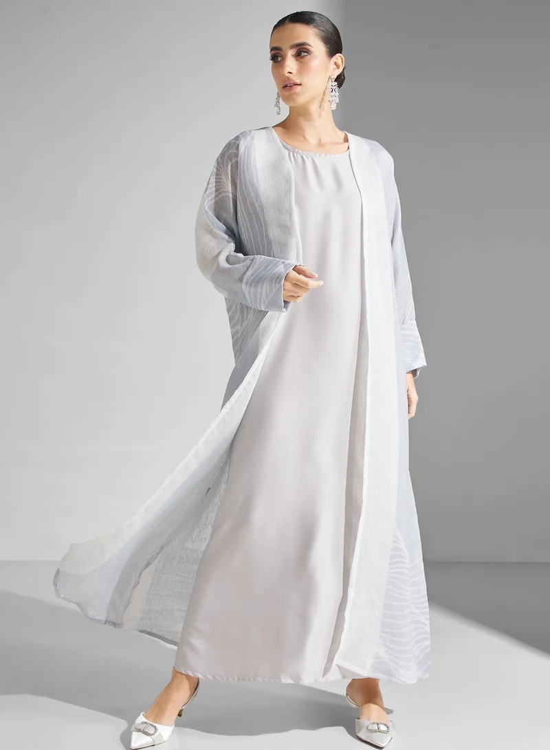 Meem by Mariyah Embellished Abaya