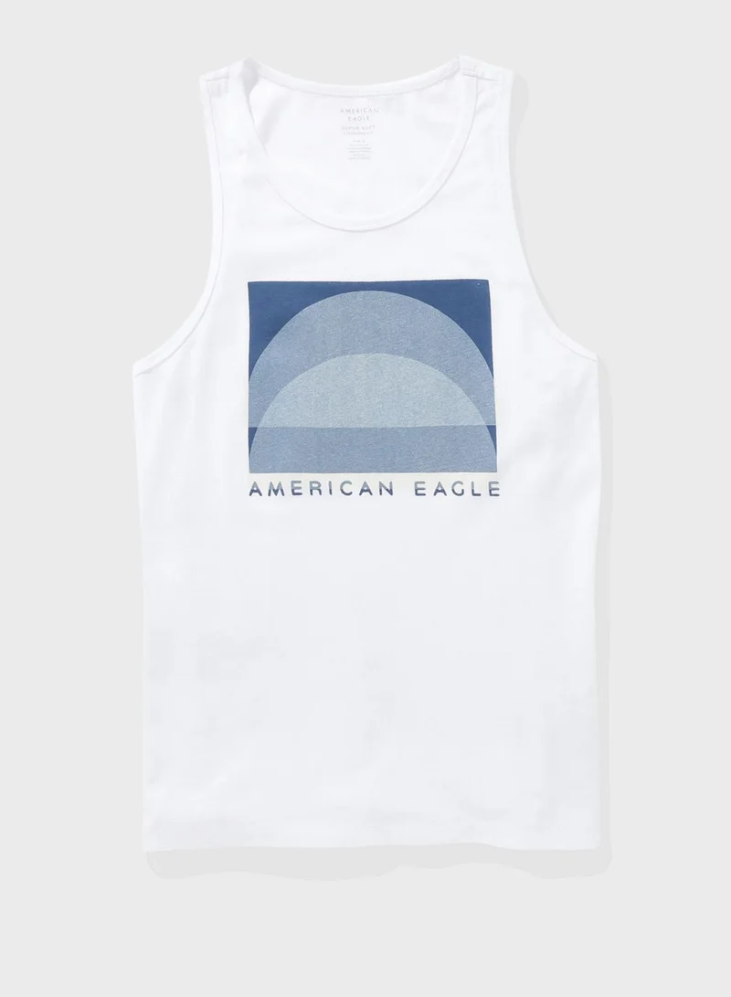 American Eagle Graphic Tank Top