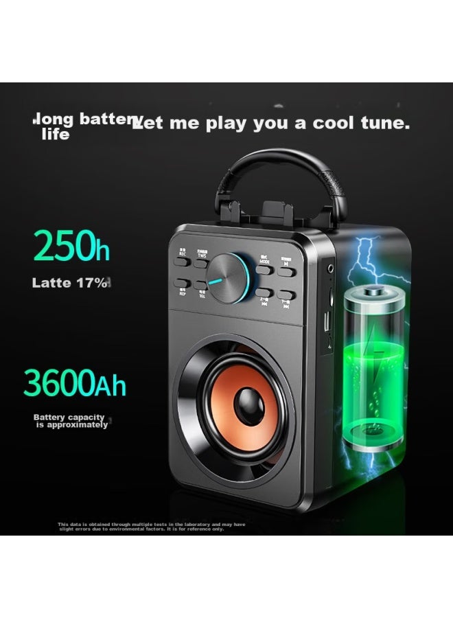 SADA Bluetooth Speaker, Wireless Outdoor Speaker, Square Dance, High Volume, Small Home Use, Payment Collection, Portable Amplifier, Street Vending, Loudspeaker, Broadcasting X1 - Image 4