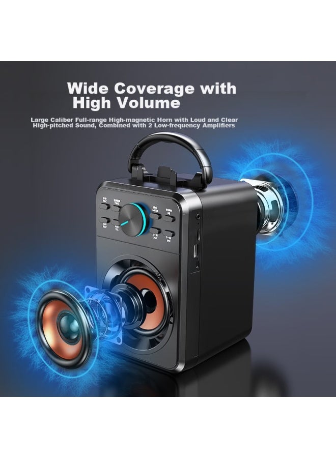SADA Bluetooth Speaker, Wireless Outdoor Speaker, Square Dance, High Volume, Small Home Use, Payment Collection, Portable Amplifier, Street Vending, Loudspeaker, Broadcasting X1 - Image 3