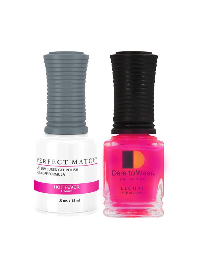 Lechat Soak Off Gel Nail Polish UV LED Gel Polish Hot Fever PMS44 - Image 1