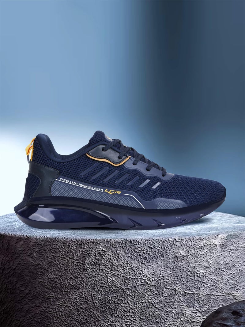 Lancer Mens ENERGY-30NBL-MSTD Navy Running Shoe - 6 UK - Image 5