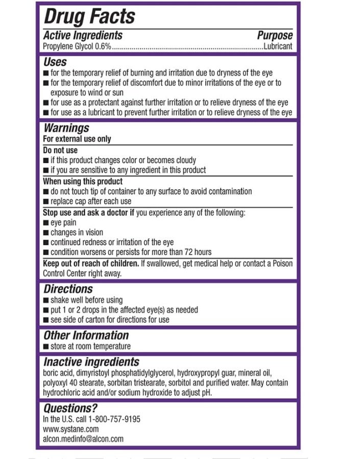 Systane Systane COMPLETE PF Multi-Dose Preservative Free Dry Eye Drops 20ml (Pack of 2 – 10mL bottles)  - Image 3