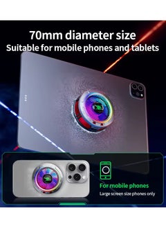 بليكستون مراوح تبريد بليكستون EX3 PRO مع إضاءة RGB مبرد محمول للهواتف المحمولة والايباد مع أشباه الموصلات لتبريد الهاتف للألعاب  - Image 2