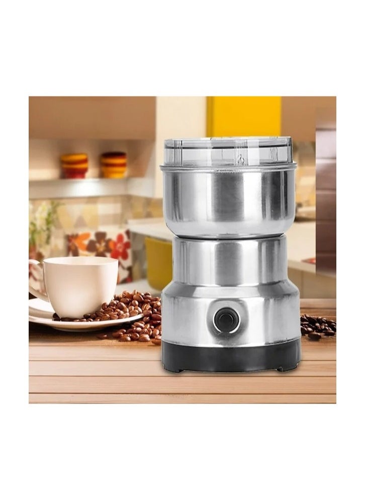 Denx A 150-Watt Electric Grinder For Grinding Coffee And Grains, With Four Sharp Blades And A Capacity Of 300 Ml - Image 3