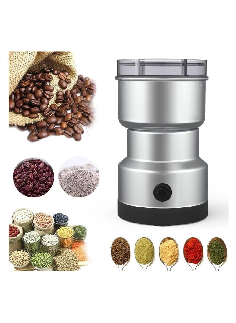 Denx A 150-Watt Electric Grinder For Grinding Coffee And Grains, With Four Sharp Blades And A Capacity Of 300 Ml - Image 5