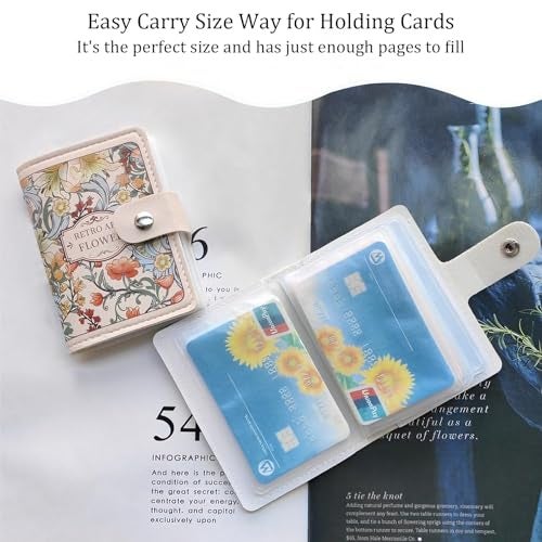 YUISI Card Holder for Women, PU Leather Wallets, Elegant and Versatile Card Wallet, Card Sleeve, Card Case, Card Pouch for Effortless Organization - Image 4