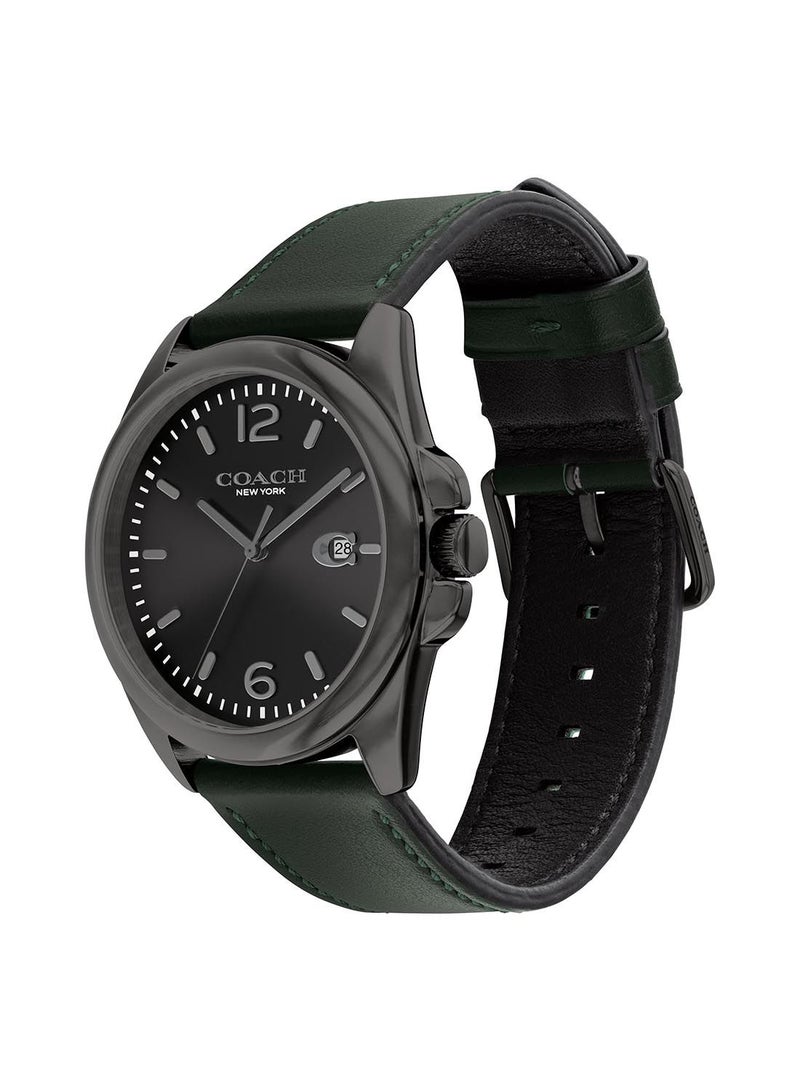 COACH Greyson Men's Leather Wrist Watch - 14602609 - Image 2