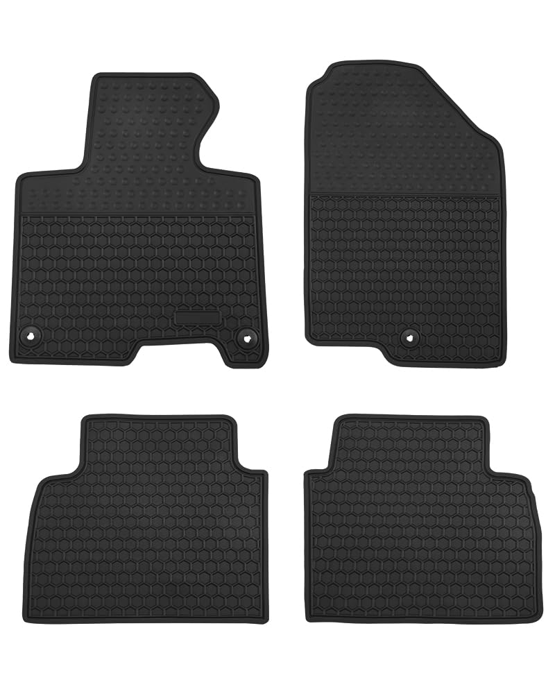 Megiteller Car Floor Mats Custom Fit for Kia Sportage 2023 2024 2025Non Hybrid Odorless Washable Heavy Duty Rubber All Weather Floor Liners Set Black
