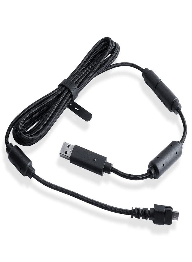 HUYUN كابل شحن USB HUYUN مع كابل USB قابل للفصل متوافق مع وحدة تحكم الألعاب Razer Wolverine Ultimate و Razer RAIJU Ergonomic PS4 - Image 3