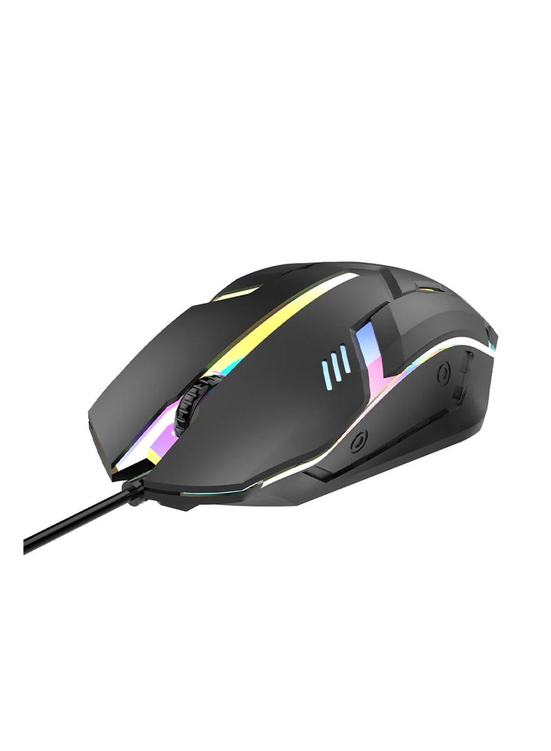 MIKUSO MOS-379U RGB Breathing Light Gaming Optical Mouse - Image 1