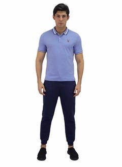 GIORDANO Men's Eagle Polo - Blue  - Image 2