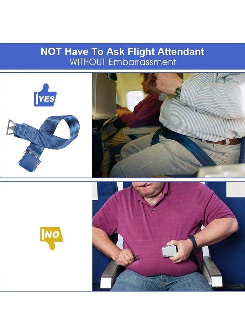 SYOSI Airplane Seat Belt Extender Seatbelt Extension Adjustable Airplane Seatbelt Extender for Adults Universal, Fits ALL airlines Plane Seatbelt Extender Airplane for American Southwest airlines  - Image 5