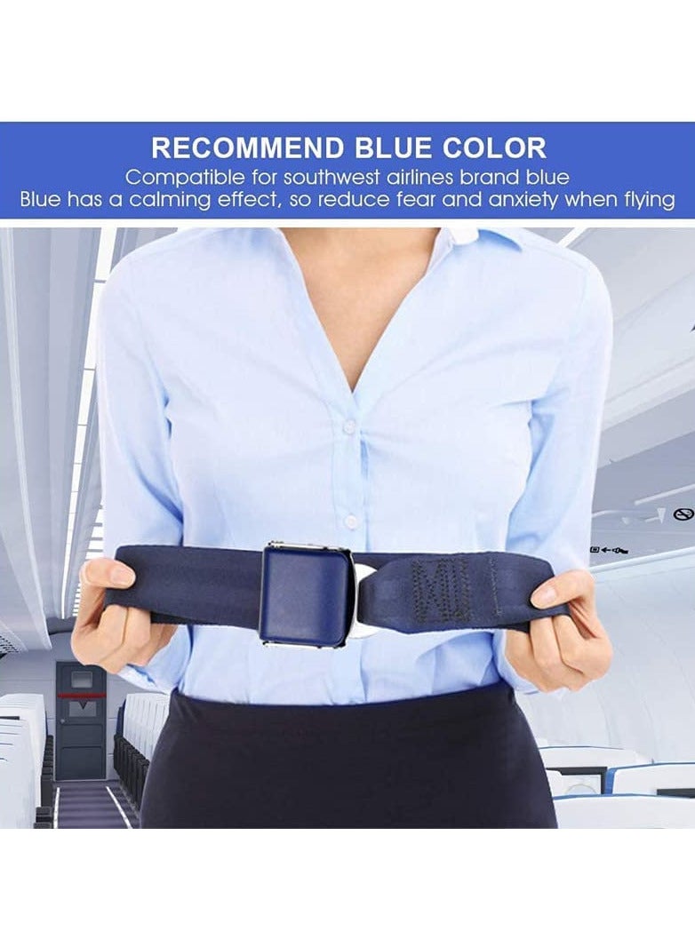 SYOSI Airplane Seat Belt Extender Seatbelt Extension Adjustable Airplane Seatbelt Extender for Adults Universal, Fits ALL airlines Plane Seatbelt Extender Airplane for American Southwest airlines  - Image 2