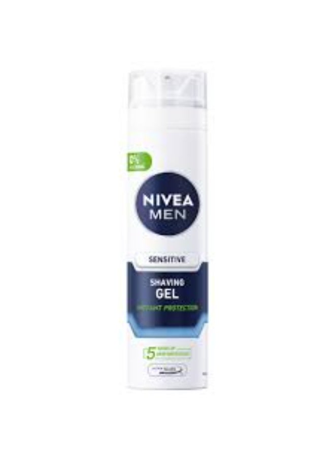 Nivea Men Sensitive Shaving Gel, 200Ml