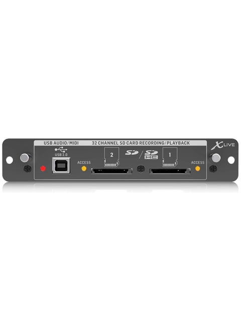 Behringer Expansion Card 32 channel Live Recording and Playback for X32 Series XLIVE