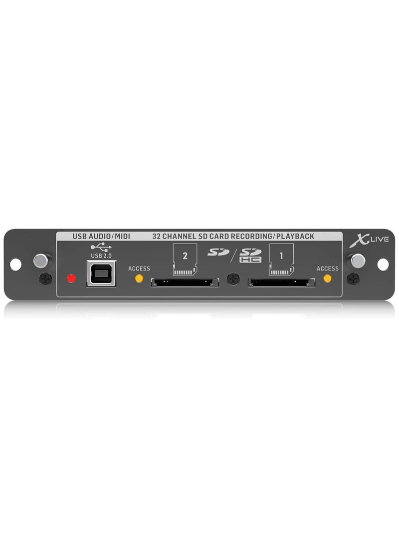 behringer - Behringer Expansion Card 32 channel Live Recording and Playback for X32 Series XLIVE - Image 1