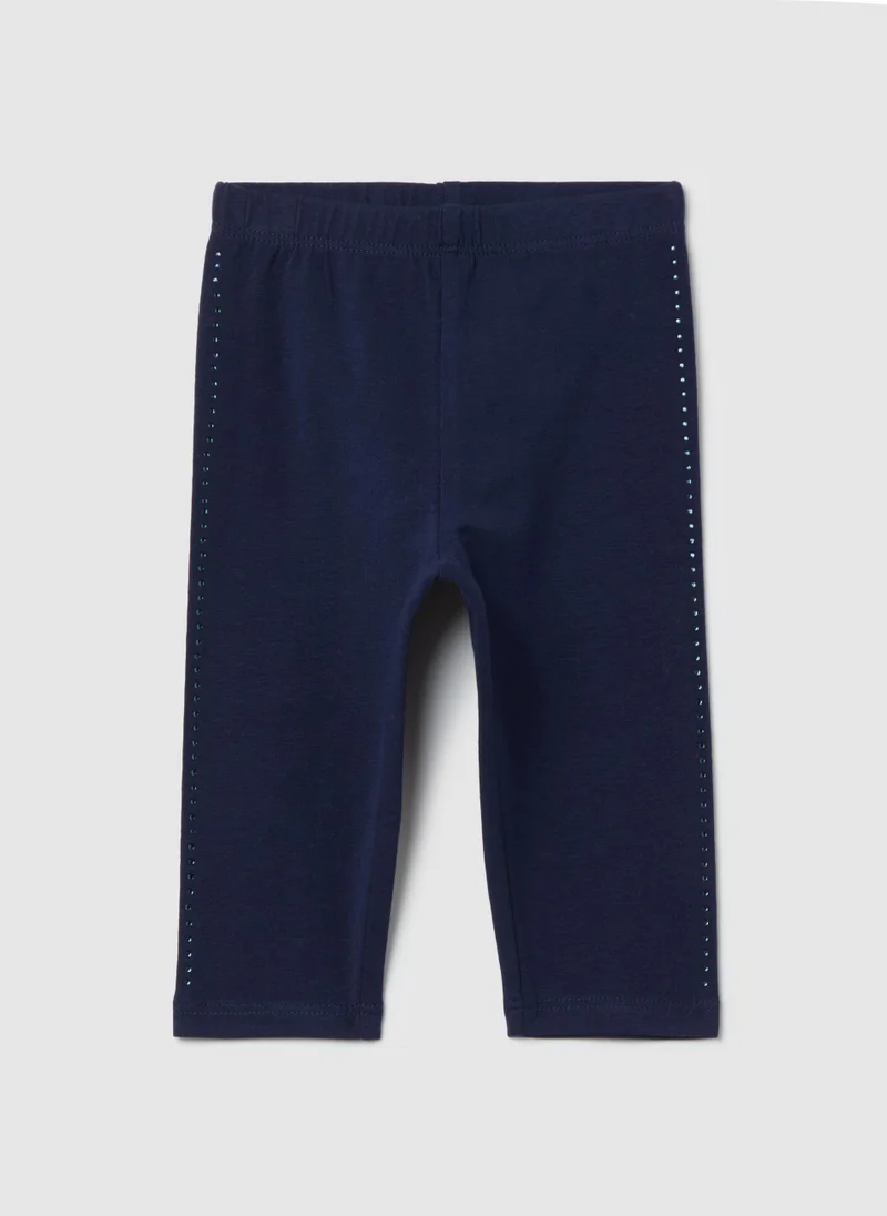 او في اس OVS Three-Quarter Leggings With Diamantã©S