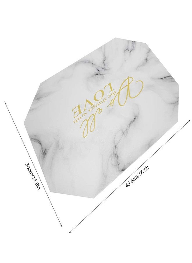 Keenso Nail Table,Arm Rest for Nails,Nail Mat for Table,Hand Stand for Nail Tech,Hand Pillow Cushion Mat Manicure Hand Rest Cushion Mat for Nail Salon Technician Beauty Use Marble - Image 4