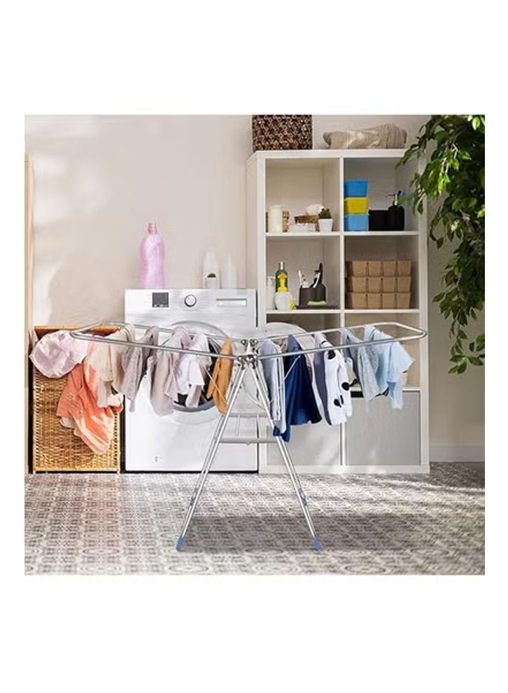 KLNAMAEAAN Large Indoor Foldable Steel Laundry Drying Rack Heavy Duty Clothes Airer for Home Use - Image 3