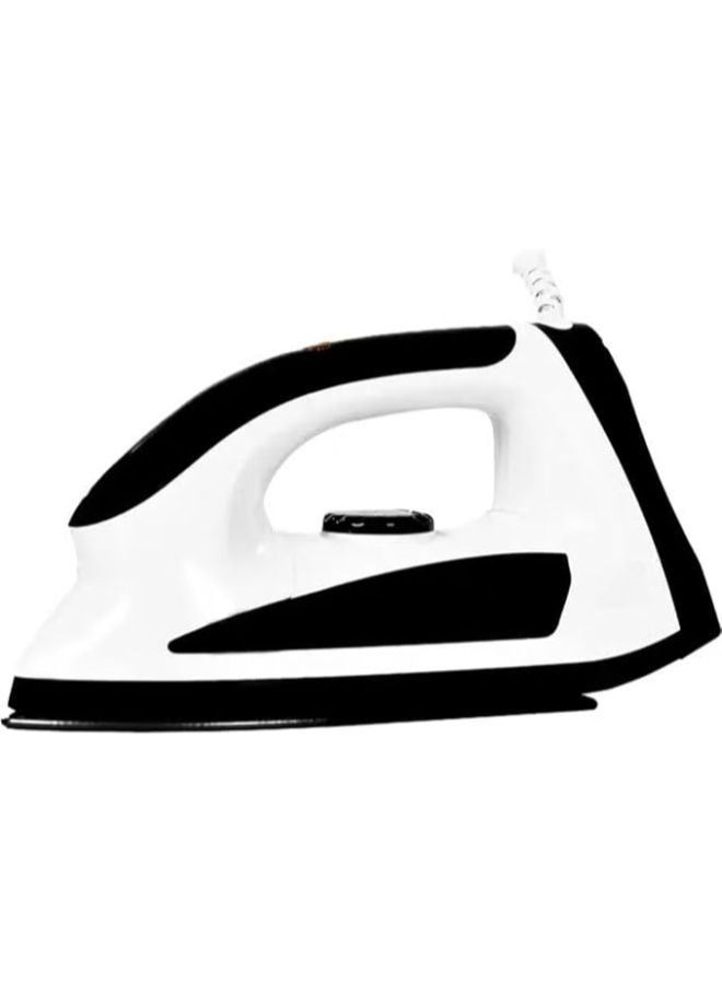 Black & White Dry Iron, 1300W, White and Black, DI-1300 - Image 1