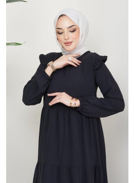 Ruffle Shoulder Ayrobin Hijab Dress Black - pzsku/Z7ECE2FE071097AE86CCAZ/45/_/1738059423/9235d73d-ddb8-441f-a545-eca6667be836