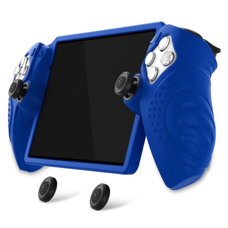 PlayVital Design for PS Portal Cover, Guardian Edition Silicone Protective Case for PS Portal Remote Player with Thumb Grips - Shockproof, Anti-Slip Grip Accessories - Blue - Image 1