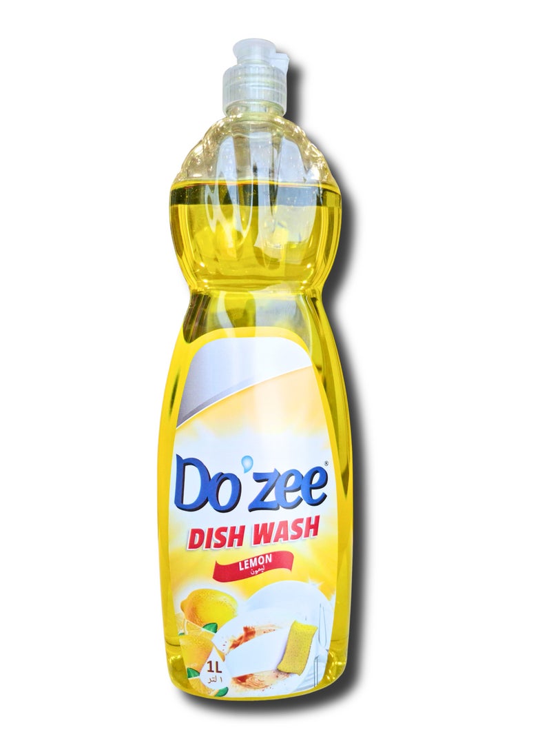 دو'زي الإمارات العربية المتحدة سائل غسل صحون بالليمون، 1 لتر - Image 1