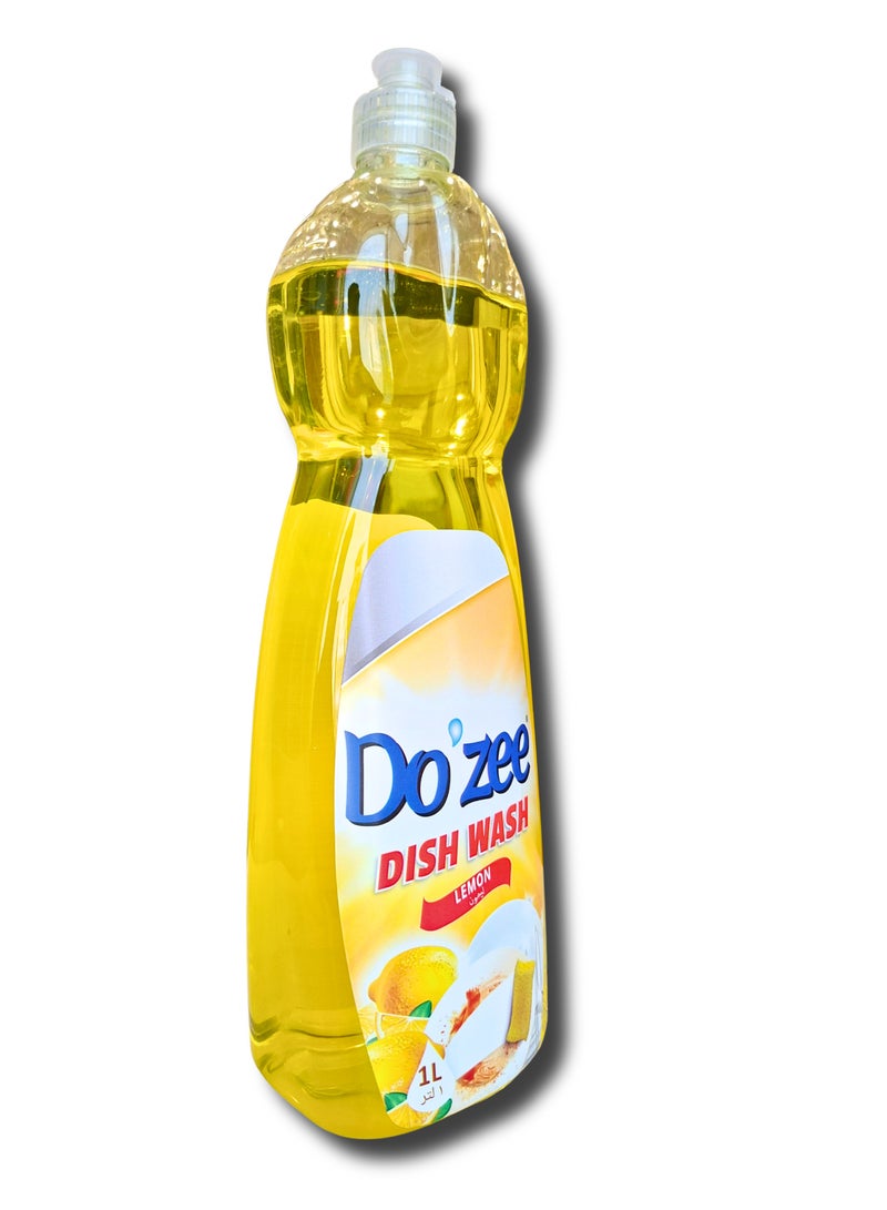 دو'زي الإمارات العربية المتحدة سائل غسل صحون بالليمون، 1 لتر - Image 3