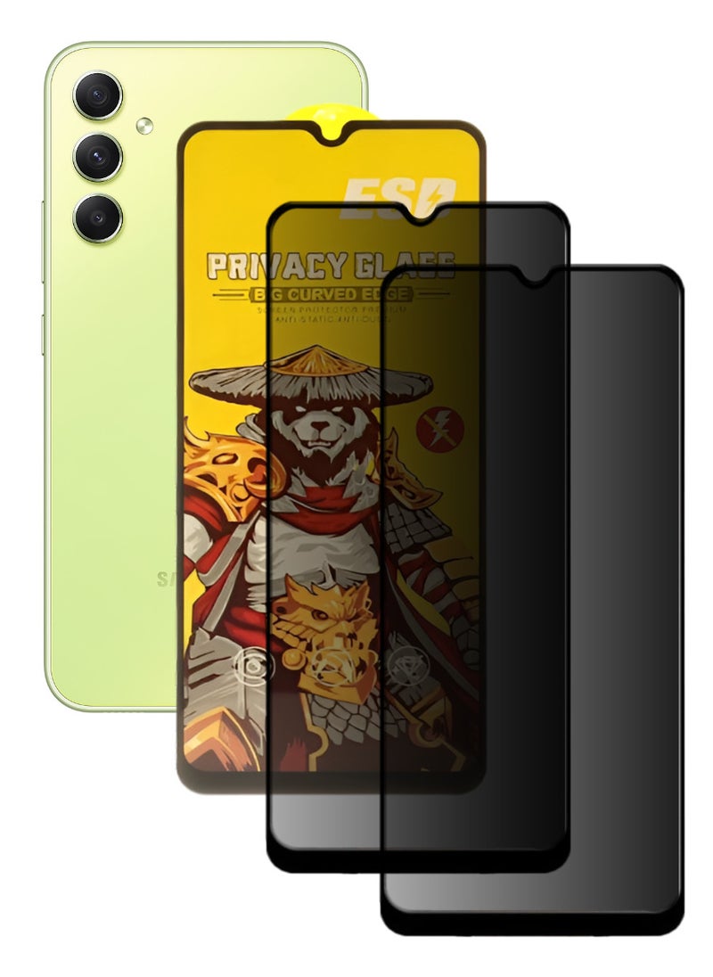 اي اس دي قطعتين، واقي شاشة عالي الجودة لهاتف آسامسونج جالاكسي A34 5G - Image 1