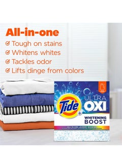 Tide Ultra Oxi Whitening Boost, All in One Laundry Booster, Color Safe Whitening, Stain and Odor Fighter, 66 Loads, 57 oz  - Image 3