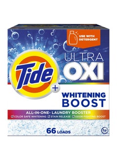 Tide Ultra Oxi Whitening Boost, All in One Laundry Booster, Color Safe Whitening, Stain and Odor Fighter, 66 Loads, 57 oz  - Image 1