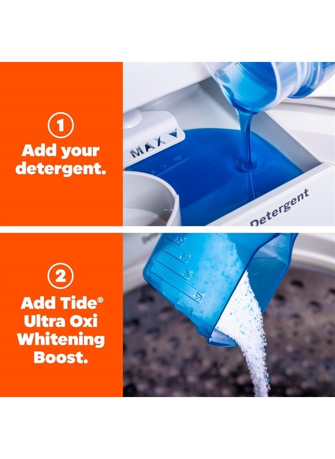 Tide - Ultra Oxi Whitening Boost, All in One Laundry Booster, Color Safe Whitening, Stain and Odor Fighter, 66 Loads, 57 oz - Image 1