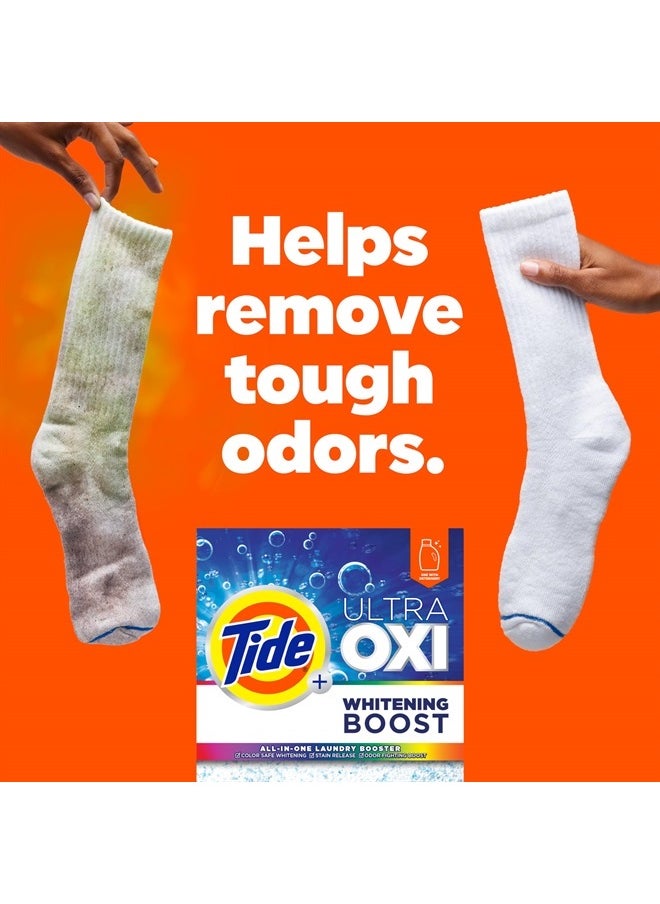 Tide - Ultra Oxi Whitening Boost, All in One Laundry Booster, Color Safe Whitening, Stain and Odor Fighter, 66 Loads, 57 oz - Image 1