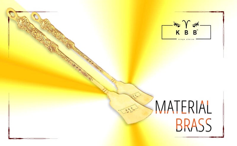 KBB Brass Cooking Cutlery AMBOSSED PALTA - Image 5