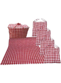 Güllüce Home Picnic Bag*Tablecloth*4 Cushions 
