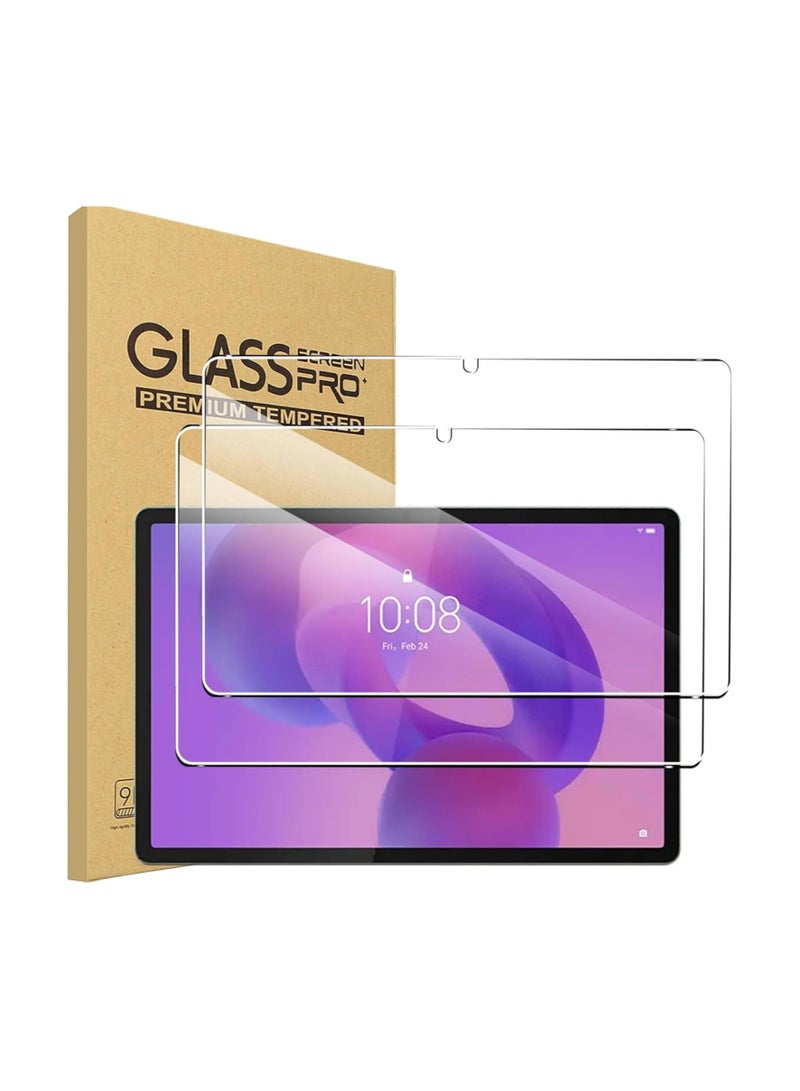 general 2Pack Screen Protector for Lenovo Idea Tab Pro 12.7-inch 2025, Full Coverage 9H Glass Film, HD Transparent Scratch Resistant, Bubble Free Shock ResistantFor Lenovo Idea Tab Pro 2025 - Image 1