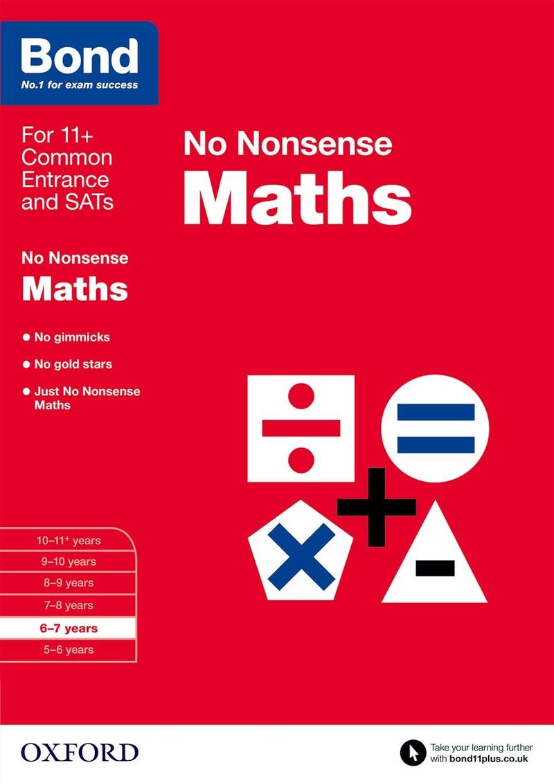 Bond: Maths: No Nonsense: 6-7 years - Image 1
