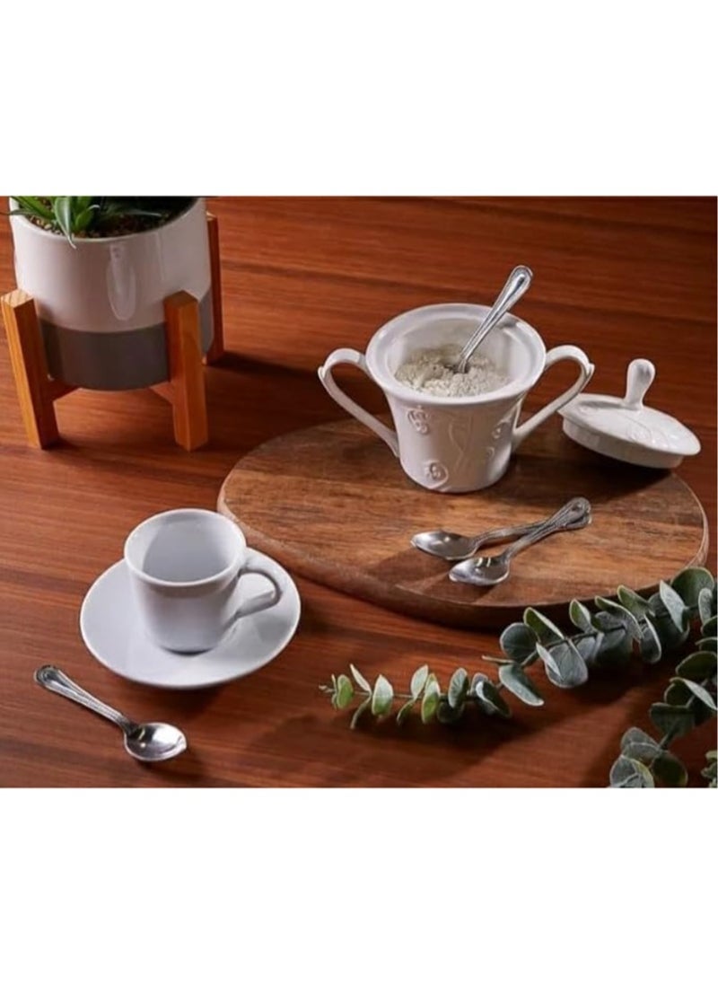 Generic Stainless Steel Dinnerware Set 48 Pieces - 24 Forks and 24 Spoons - Durable Lightweight Design - Dishwasher Safe - Elegant Shine for Family and Events  - Image 2