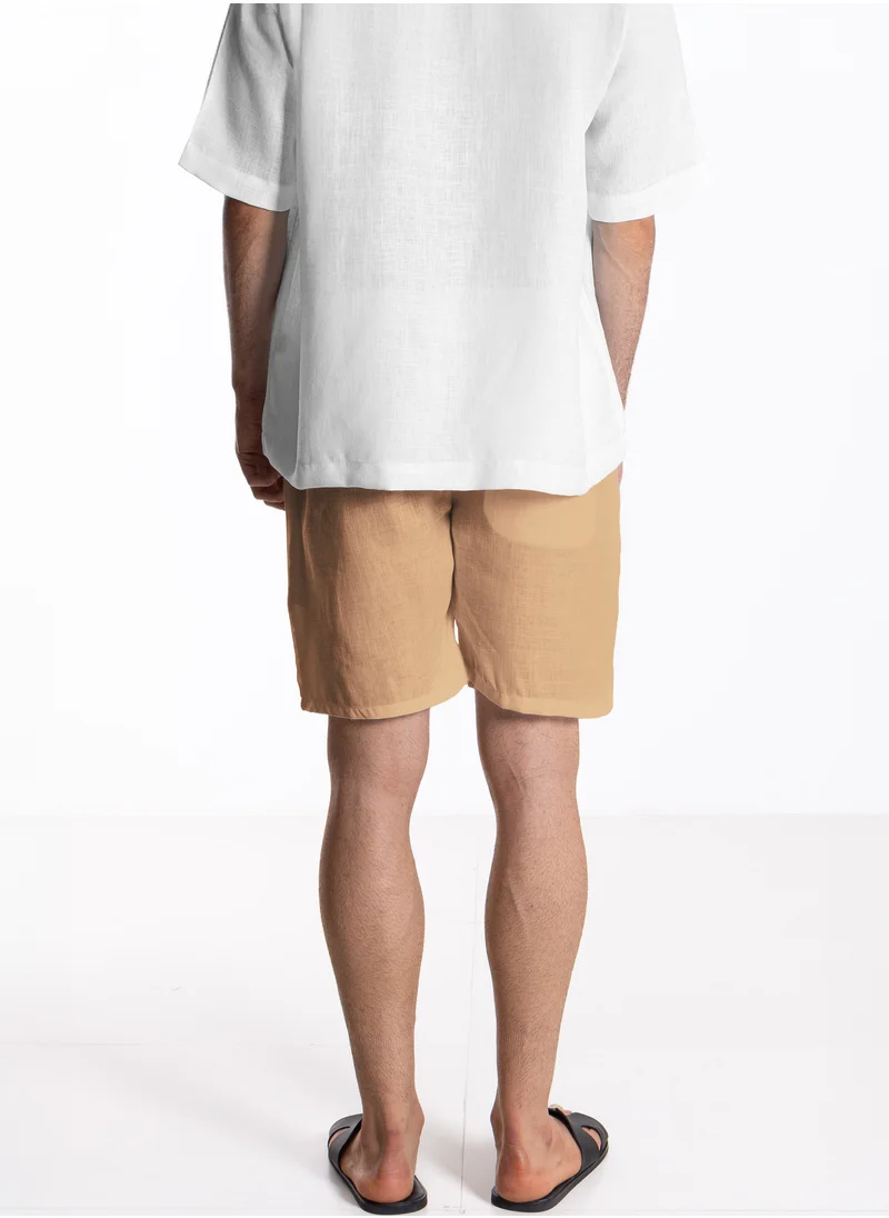 شايبس LINEN BLEND SHORTS
