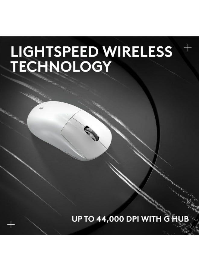Logitech G PRO X SUPERLIGHT 2 LIGHTSPEED Wireless Gaming Mouse, Lightweight, LIGHTFORCE Hybrid Switches, HERO 2 Sensor, 32,000 DPI, 5 Programmable Buttons, USB-C Charging, PC & Mac - White - Image 5
