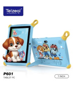 Telzeal P601 Kids Tablet 7 Inch HD Screen 128GB RAM 6GB ROM 3000mAh Battery with Glasses and Band Watch and Touch Pen  - Image 1