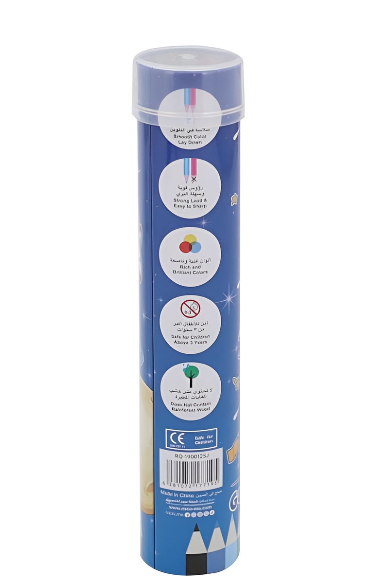 ROCO Space Journey Color Pencil Set – 12 Assorted Colors - Image 3